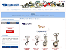 Tablet Screenshot of metaloplast.com.pl